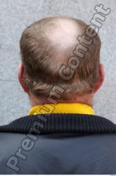 Head Hair Man White Casual Chubby Overweight Bald Street photo references